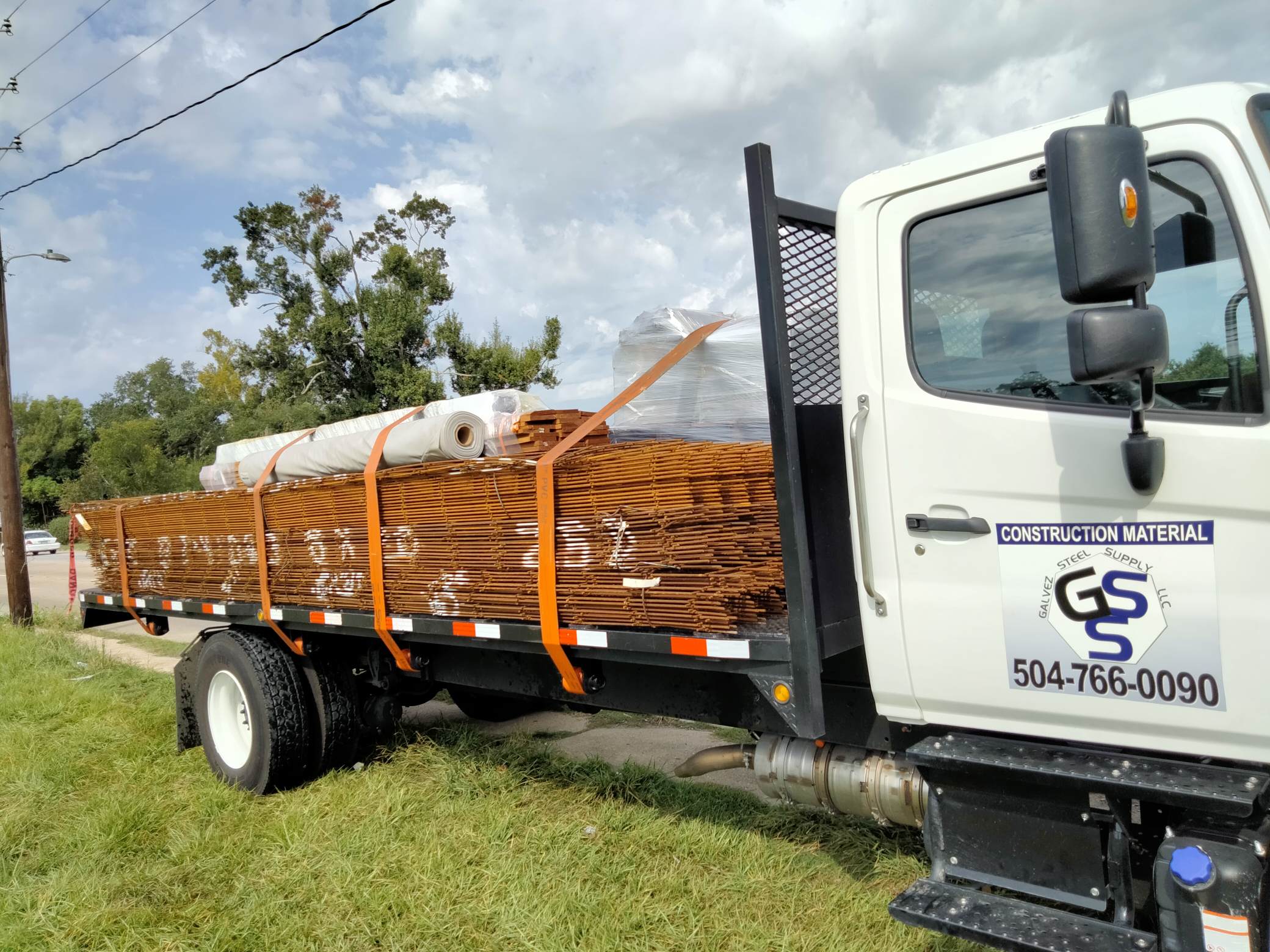 Galvez Steel Supply delivery truck